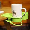 Tischbecherhalter mit Klemme (Grün) Büro Kaffeehalter