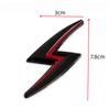 1Pc 3D Metal Lightning Logo Car Rear Trunk Side Fender Emblem Badge Sticker Car Decoration Accessories