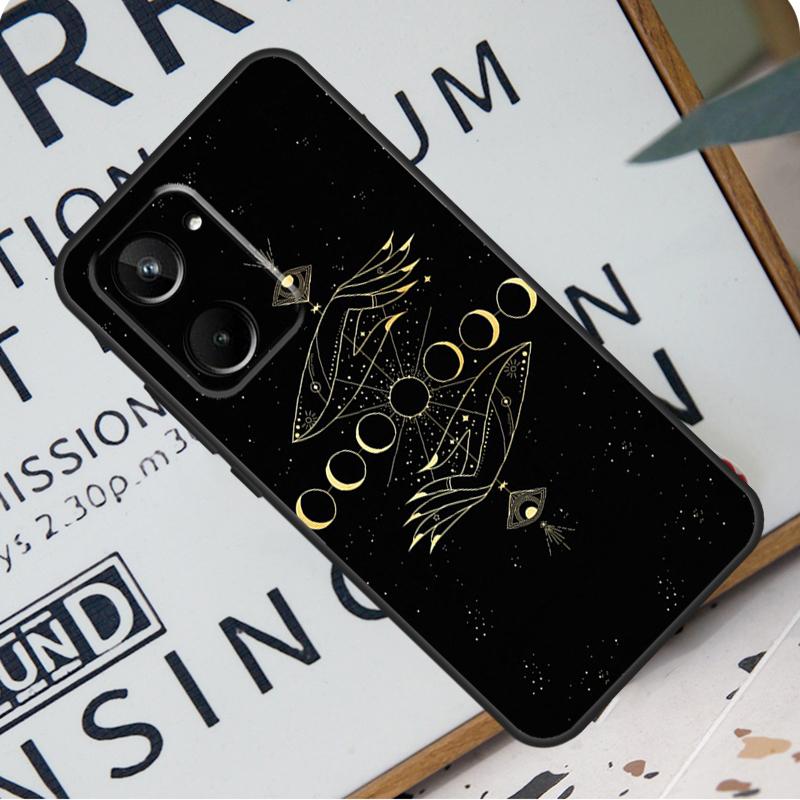 Sun Moon Flowers For Realme 12 Pro Plus 9 10 11 GT5 C51 C31 C67 C55 C53 C35 C33 C30 C21Y C25s GT Neo 6 Case