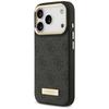 Guess 4G Logo Plate MagSafe Case for iPhone 17 Pro Black