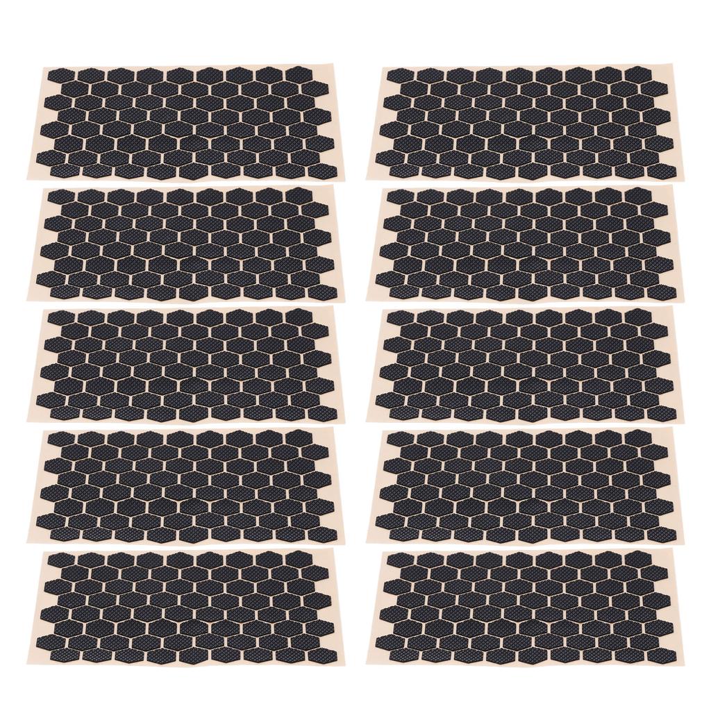 10Pcs Hexagon Grip Decal Sticker Textured Ultra Thin Sweat Absorption Non Slip for Mouse Keyboard Mo