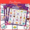 Diwali India In Festival Bingo Card Game Set With Stickers Call Supplies Cards