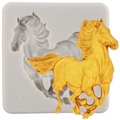 Stampo in silicone per cavalli 3D, stampi per cioccolato, stampi in pasta di gomma, stampi per decorazioni di torte, strumenti per decorare torte, fai da te, stampi in resina epossidica, stampi per caramelle, stampi in argilla