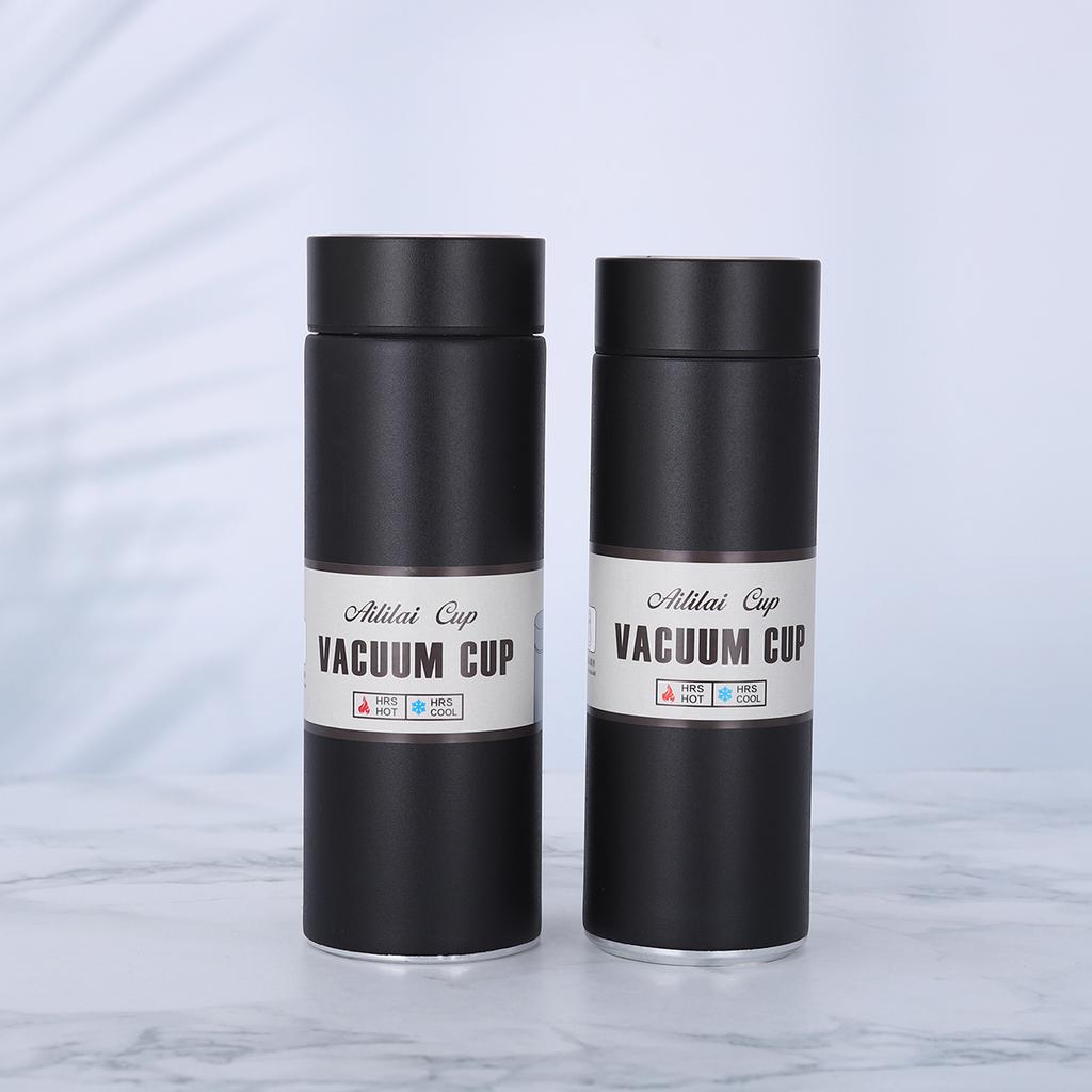 New Modern Stainless Steel Vacuum Cup High-end Simple Straight Cup Tea Separation Business Gift Cup