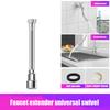 Kitchen Faucet Bubbler Nozzle Extension Tube Water Tap Bathroom Hose Home Water Spray Filter Nozzle Extension Kitchen Accessories