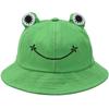Cute Cartoon Frog Sun Hat For Men And Women Adjustable Fisherman Hat Portable Folding Outdoor Sun Protect Wide-brimmed Hat