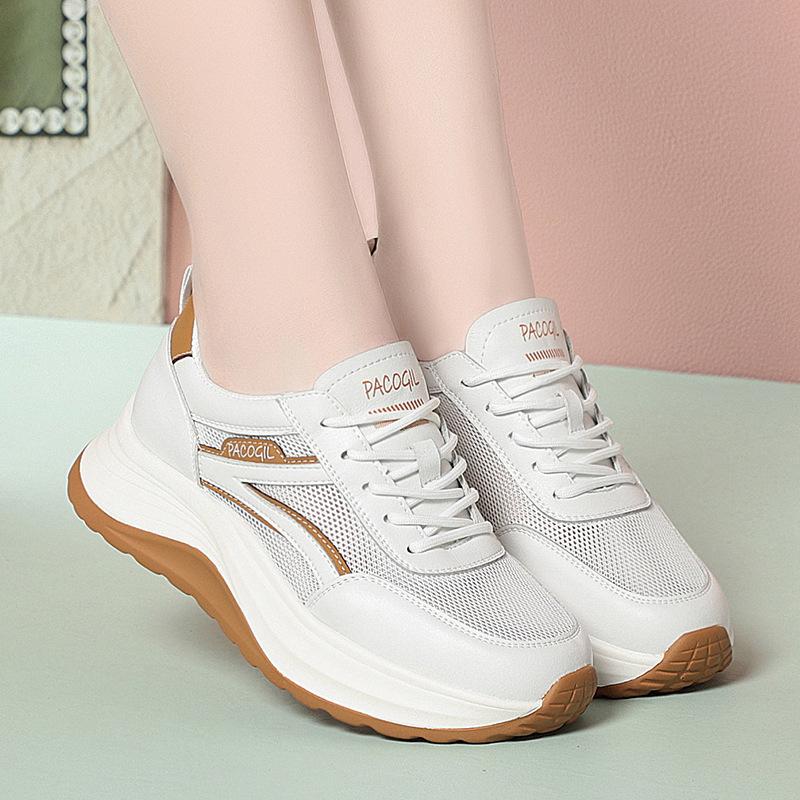 

Модная сетчатая обувь, дышащая сетка, мягкая подошва, удобная обувь для мам среднего и пожилого возраста на лето, женская обувь, повседневная спортивная обувь 35