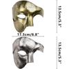 Carnival One-eyed Half-face Phantom Mask Vintage Antique Opera Phantom Dance Party Cosplay Costume Mask 2025