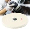 Cloth Buffing Polishing White Wheel Arbor Buffer Polish Grinder Pad Mat Cloth Buffing Wheel Grinder For Mirror