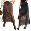 Stile europeo e americano transfrontaliero 2026 primavera nuovo sito indipendente abbigliamento donna sexy pizzo patchwork gonna media e lunga mezza lunghezza fianchi