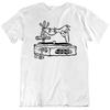 Retro Cartoon Flintstones Record Player Fun  T Shirt Unisex T-Shirt