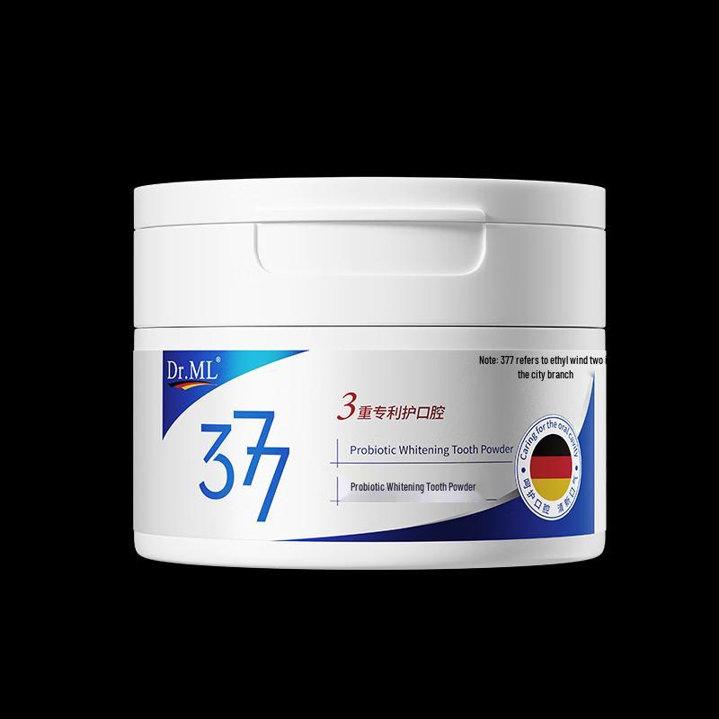 DR.ML Отбеливающий пробиотический зубной порошок