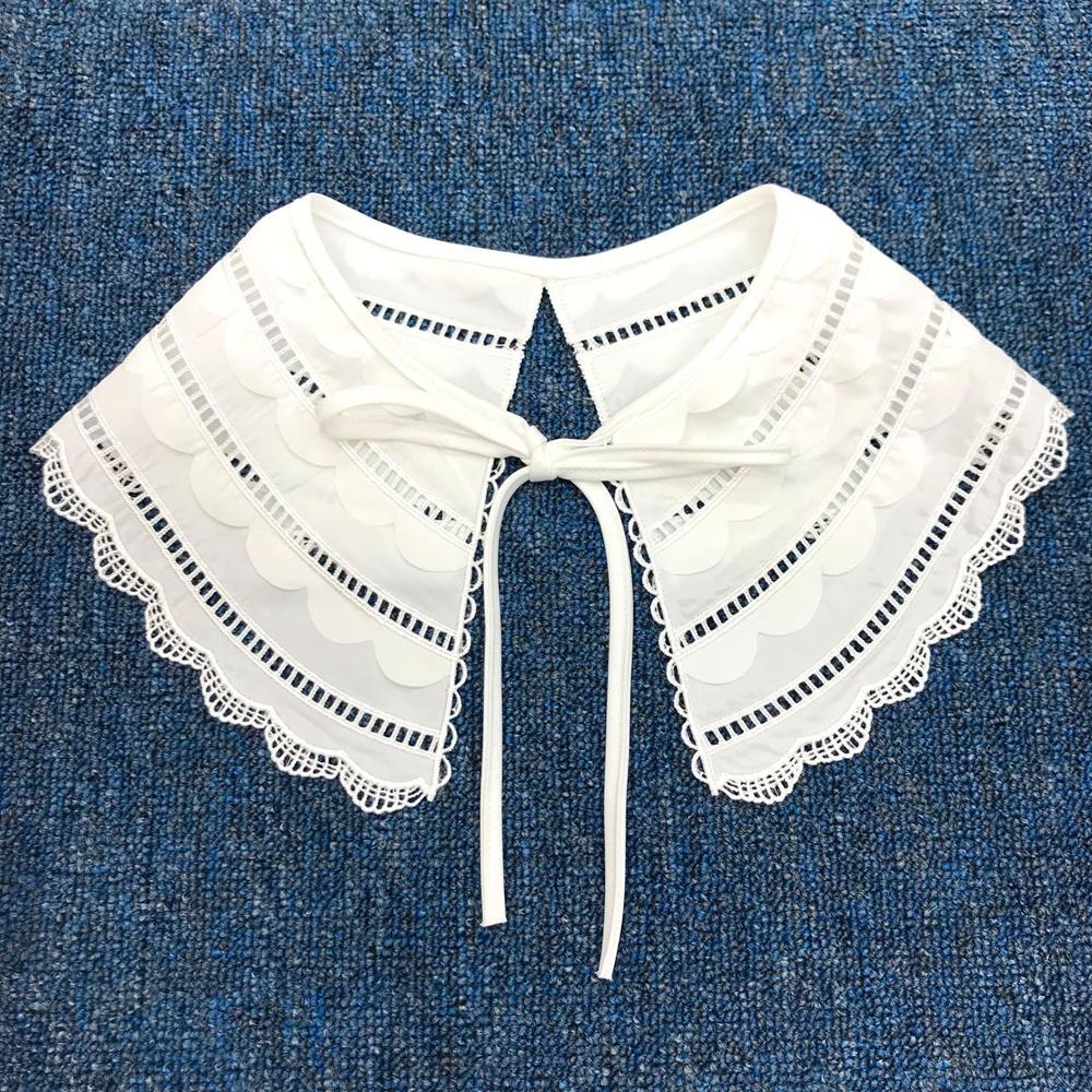 Lace Embroidered Shawl Hollow Applique Apparel Sewing Clothing Decoration Fake Collar Lace Neckline