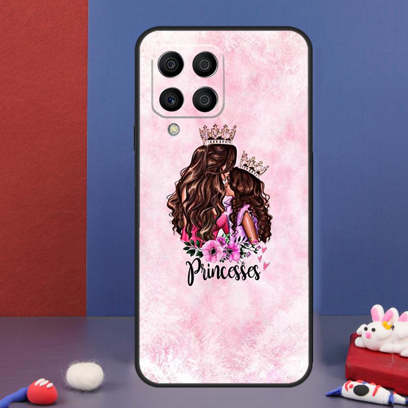 Beautiful Mother Daughter Son Case For Samsung Galaxy M16 M06 M36 M56 M15 M11 M31 M21 M53 M13 M32 M52 M35 M55 M14 M34 M54