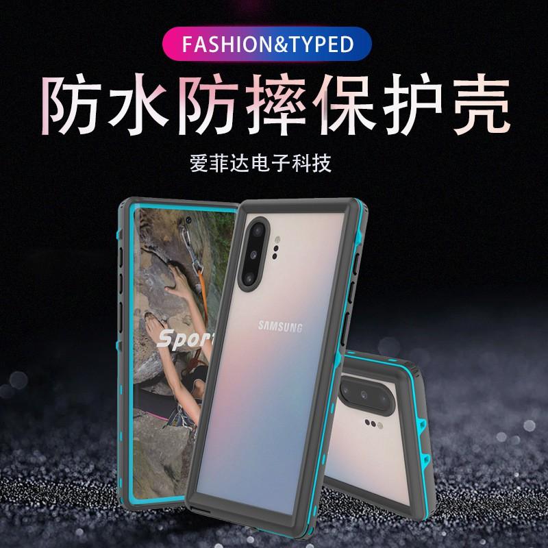 Transparent TPU Phone Case Galaxy Note 10 Plus Full Cover Shockproof Waterproof Dustproof Outdoor Sports Protective