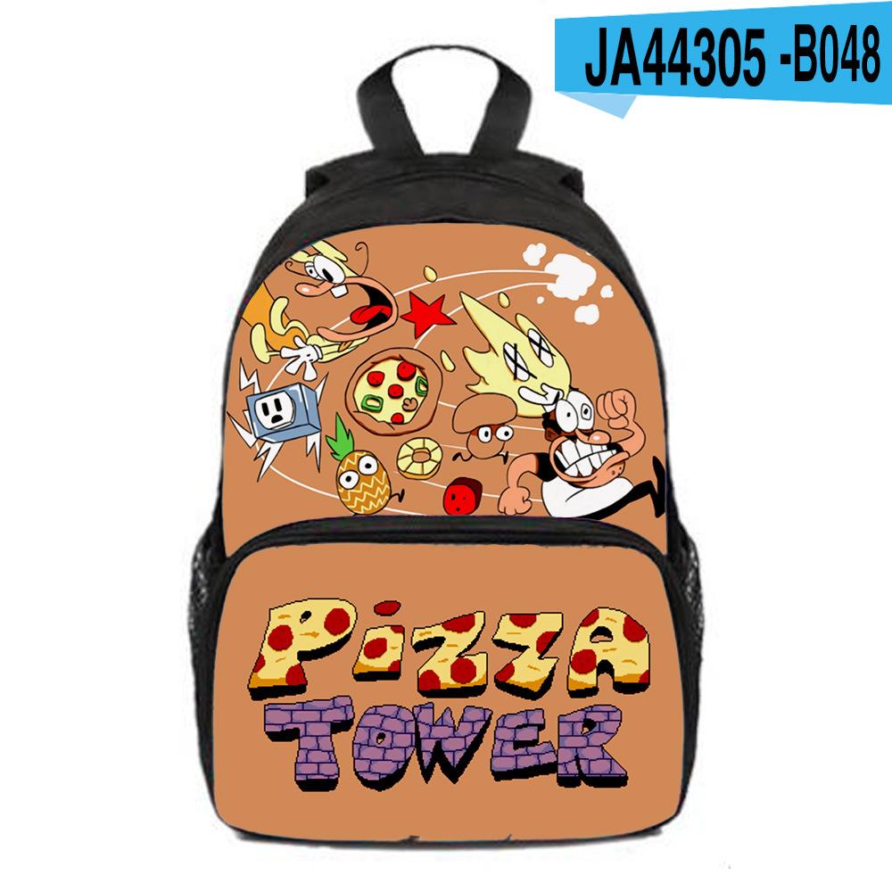 Jeu Pizza Tower, Sac à dos Pizza Tower, Sac à dos Pepperman, Sacs d'école primaire