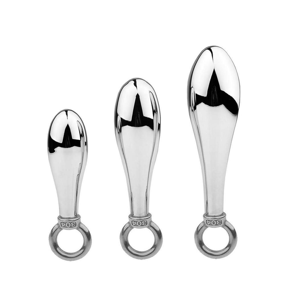 Ancoră Picătură de Apă Metal Dop Anal - Jucărie SM pentru Adulți Purtabilă pentru Dilatare