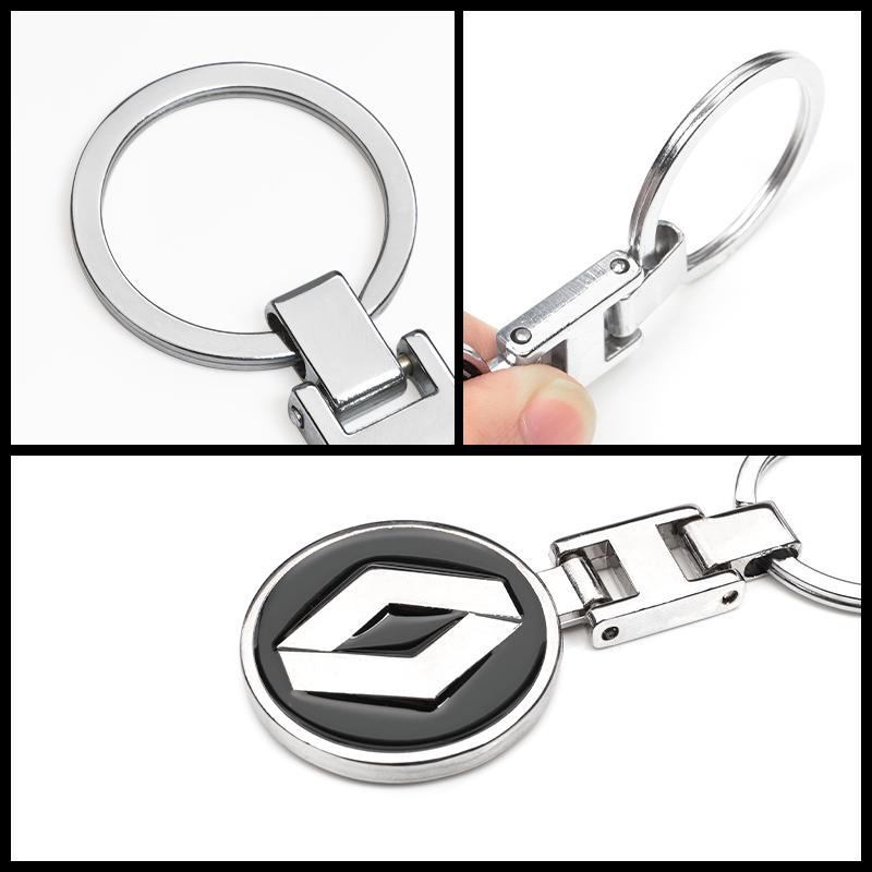 2026 Caldo Per Tappi Ruota Renault Lega di Zinco Portachiavi per Auto Portachiavi Decorazioni Accessori Per Renault Megane Clio Kadjar Captur Scenic Lo