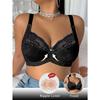 Women Plus Size Lace Comfortable Push Up Breathable Anti Sagging Bra
