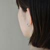 HARIO Lampwork Factory Gold Float Earrings HAA-FT-P Women's