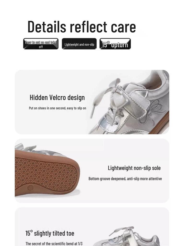 Girls' De Xun Autumn/Winter 2025 Lightweight Suede Sneakers - Big Girls' Casual Skate Shoes