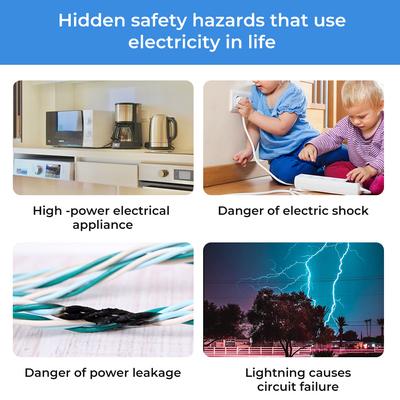Tuya WiFi Intelligent Automatic Reclosing Protector Multifunctional Current Voltage Monitoring