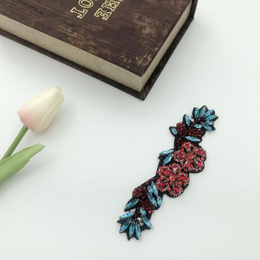 3d Embroidery Patch Iron on Patch Designer Crochet Custom Chenille Embroidery Patch Custom Chenille Patch Iron on for Clothing on show красный