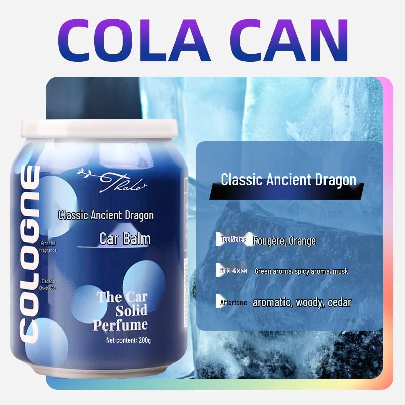 

Cola Scented Aluminum Can Car Balm: Aromatherapy Air Freshener for Men & Women