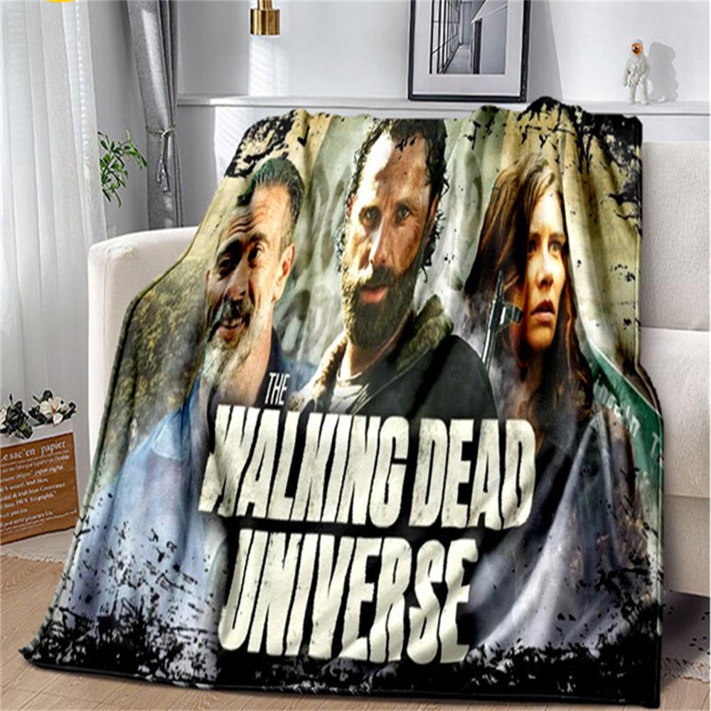 The Walking Dead Horror Soft Plush Blanket,Flannel Blanket Throw Blanket for Living Room Bedroom Bed Sofa Picnic Cover Bettdecke
