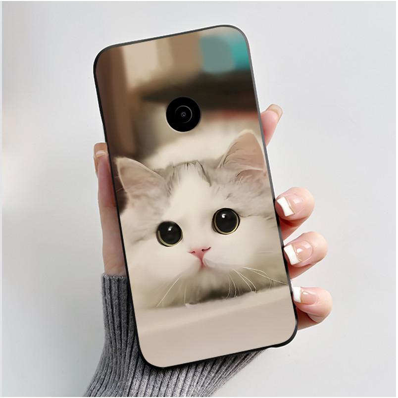 Cute Case For Nokia 110 4G 2023 Fundas Capa Printing Shell Protective Cover Soft Silicone Cartoon Phone Casing Coque