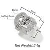 Hip-hop Retro Portrait Ring Niche Design Exaggerated Trend Men's Ring One Piece Hair