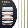 4 Rolls Snake Chains 8 Lobster Clasps 50 Jump Rings 30 Connectors Clasps for Layered Y Necklace Choker Bracelet Jewelry