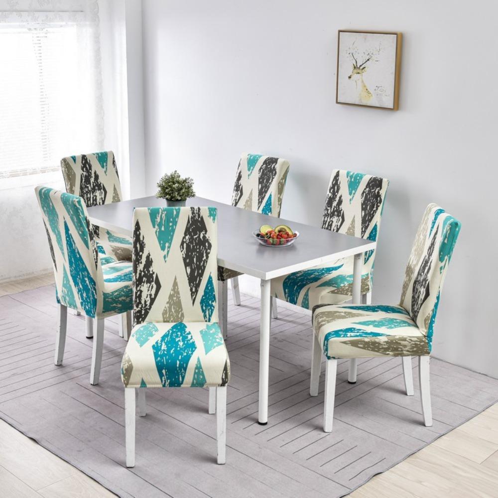 Stretch Stuhlhussen Elastische Esszimmerstuhl Überwürfe Komplettset für Hotel Restaurant Bankettstühle