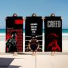 Movie C-Creed 2 Towel Microfiber Beach Towel, Quick-Dry, Sand-Free, Ultra-Fine Fiber, Super Soft.