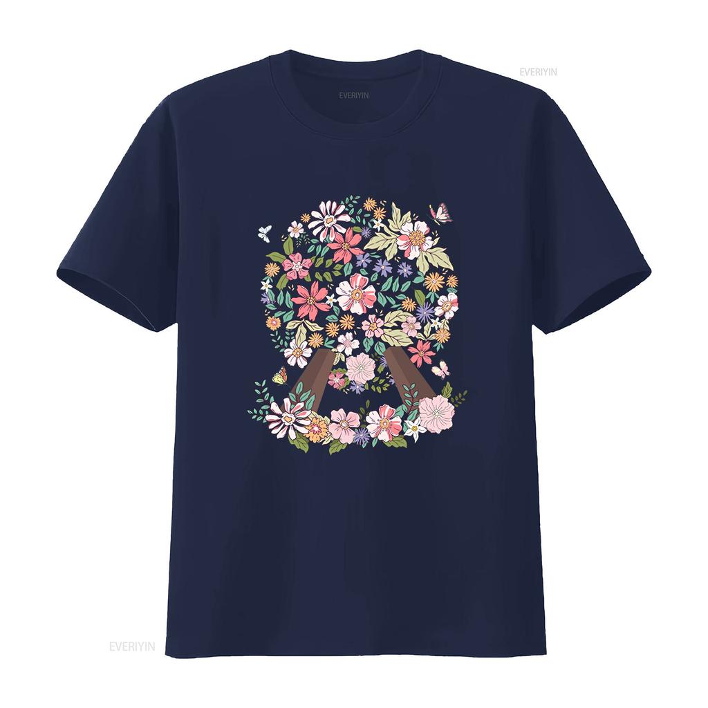 Floral Epcot T Shirt Flower and Garden Festival E0725 vintage Washed Unisex Versatile Breathable Top For Everyday Wear graphic