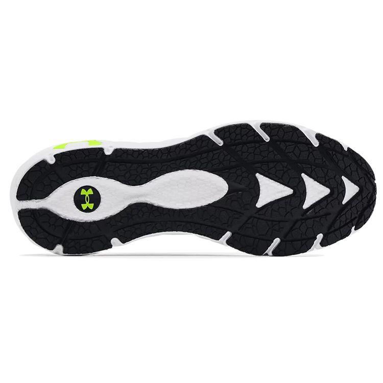 Under Armour HOVR Phantom 2 Comfortable Thick Sole Sports Fabric Synthetic Leather Low Top Casual Running Shoes Men Sneaker White Black 3024154-104