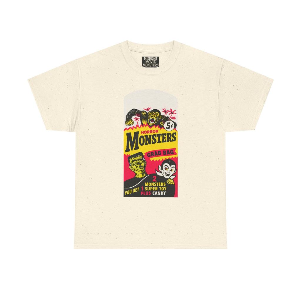 Horror Monsters Grab Bag T-Shirt Tee Halloween Costume Unisex Shirt Frankenstein