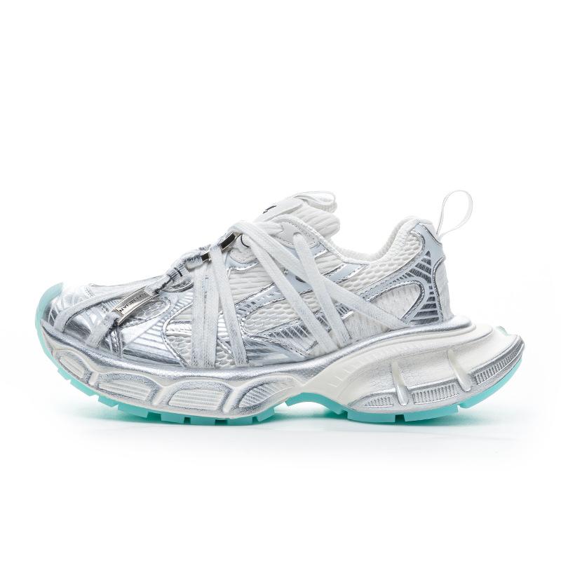 3XL popruhy pavoučí boty otec boty dámské 2025 jaro a léto nové barevné prodyšné platforma pár sportovní a volnočasové boty