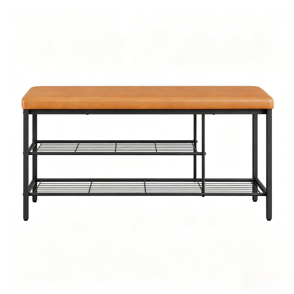 Chic Shoe Holder with Seat, Compact Storage Holder, Shoe Bench, Storage Holder (Only with Storage Holder)