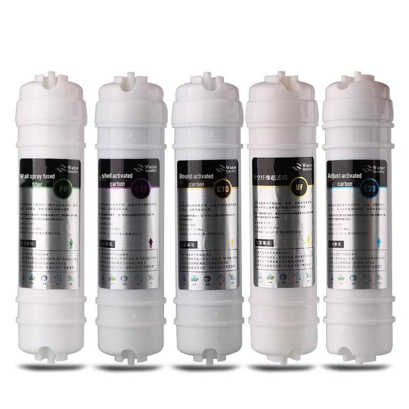 Universal Korean-Style Quick Connect Ultrafiltration Water Purifier Filter Cartridge Set