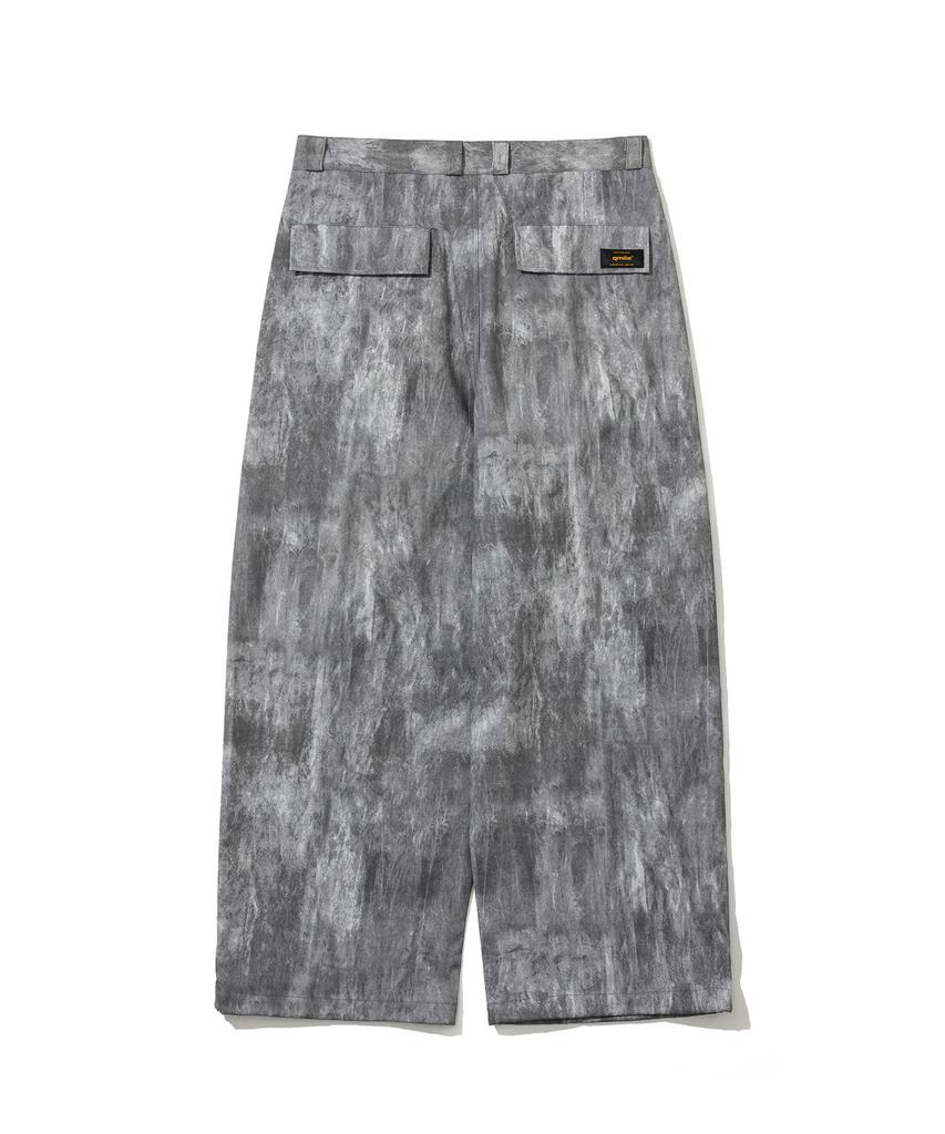 Kyumail 512 Two-Tuck Wide-Leg Zip-Fly Pants Black