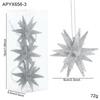 Champagne Exploding Star Pendant Ornament for Christmas Tree Decoration (2026)