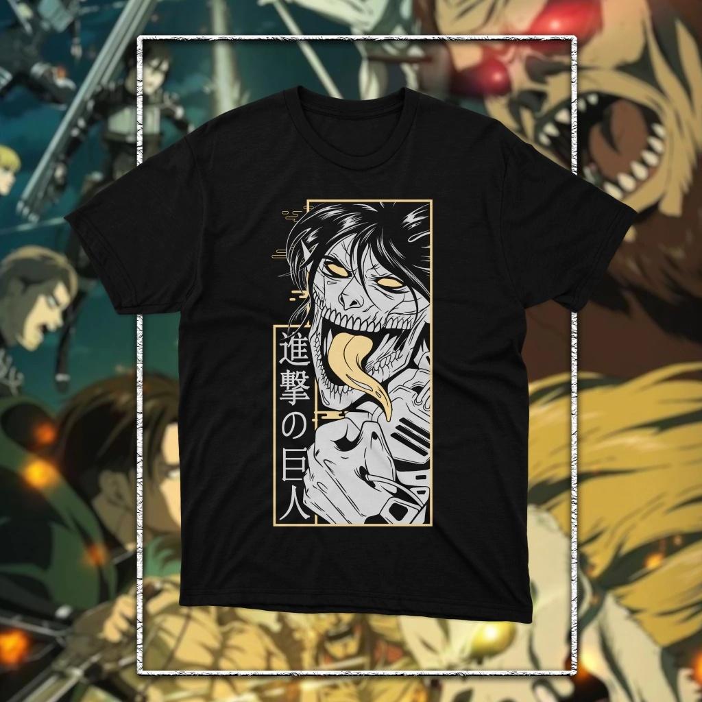 Attack on Titan anime 2026 AOT Graphic Unisexs TShirt Unisex ONeck 100 Cotton Short Sleeve Y2k Oversized Fashion Popular Tee