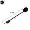 Mic Replacement for Razer BlackShark V2 and V2 Pro ES Wireless Headset 3.5mm Detachable Boom Microphone with Foam