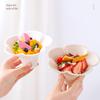 10Pcs Petal Shaped Disposable Paper Bowl Picnic Birthday Party Handheld Home Ice Cream Dessert Packing Cup Fruit Oat Yogurt Bowl