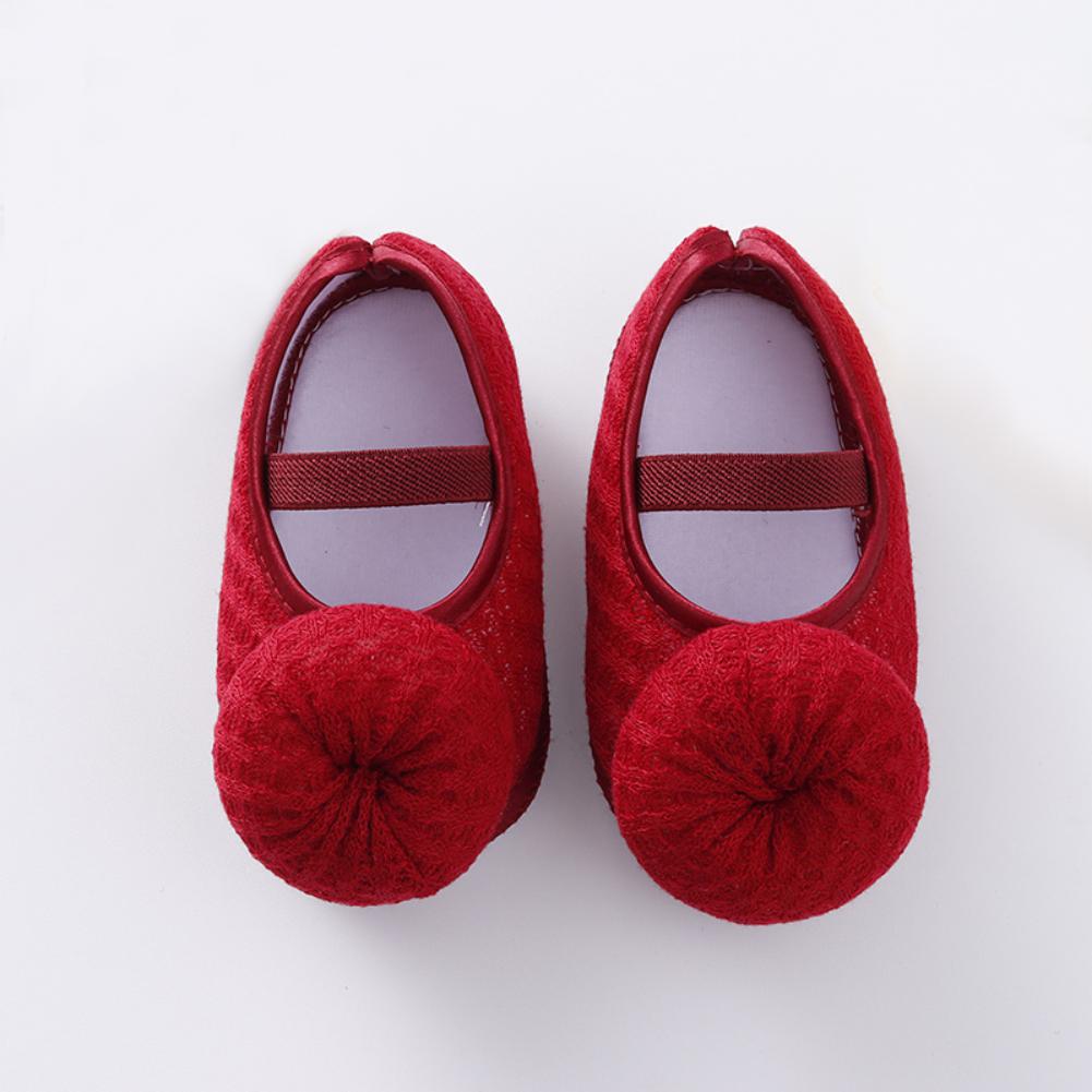Baby Girls  Flats  Infant Non-Slip Soft Sole Cute Shoes Newborn Princess Wedding Shoes Toddler First Walkers 0-12M