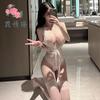 Sex Underwear Sexy Pure Lace Neck Embroidery Perspective Small Chest Temptation Backless