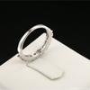 Luxury Iced Out Zircon Rings For Women Dainty CopperColor Finger Ring Fashion Wedding Engagement Jewelry Accessories Gift R589