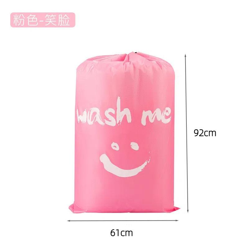 2Pcs/Set Laundry Bag Travel Bags Storage Organizer Bag Outdoor Camping Large Capacity Washable Dirty Clothes Drawstring Bag