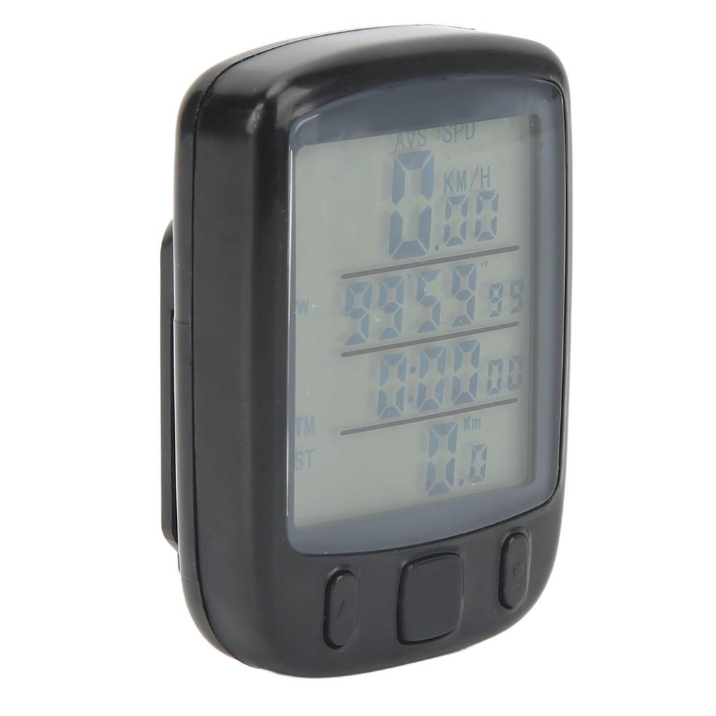563A Bicycle English Wired Computer Luminous Waterproof Bike Speedometer for Cycling Real Time Speed Track Distance